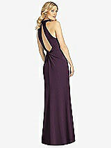 Rear View Thumbnail - Aubergine After Six Bridesmaid Dress 6807