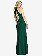 Rear View Thumbnail - Hunter Green After Six Bridesmaid Dress 6807