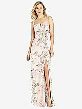 Front View Thumbnail - Blush Garden After Six Bridesmaid Dress 6811