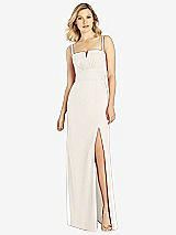 Front View Thumbnail - Ivory After Six Bridesmaid Dress 6811