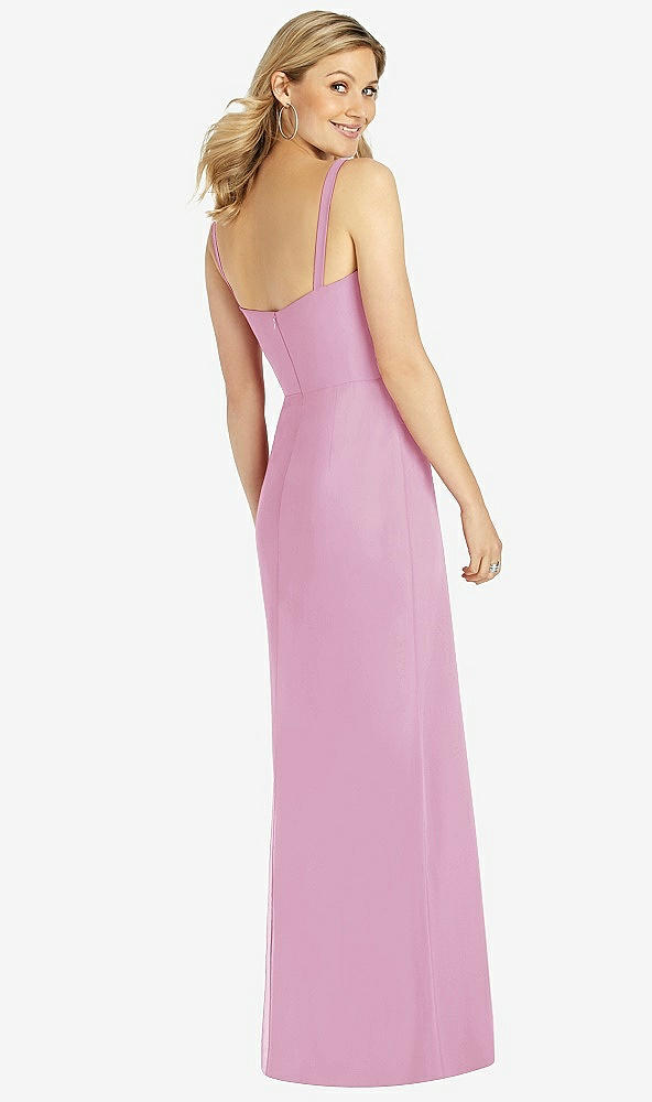 Back View - Powder Pink After Six Bridesmaid Dress 6811