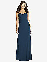 Front View Thumbnail - Sofia Blue Sweetheart Strapless Mermaid Dress