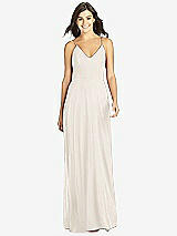Front View Thumbnail - Ivory Criss Cross Back A-Line Maxi Dress