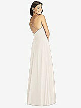 Rear View Thumbnail - Ivory Criss Cross Back A-Line Maxi Dress