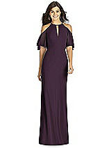 Front View Thumbnail - Aubergine Thread Bridesmaid Style Dakota