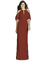 Front View Thumbnail - Auburn Moon Thread Bridesmaid Style Dakota