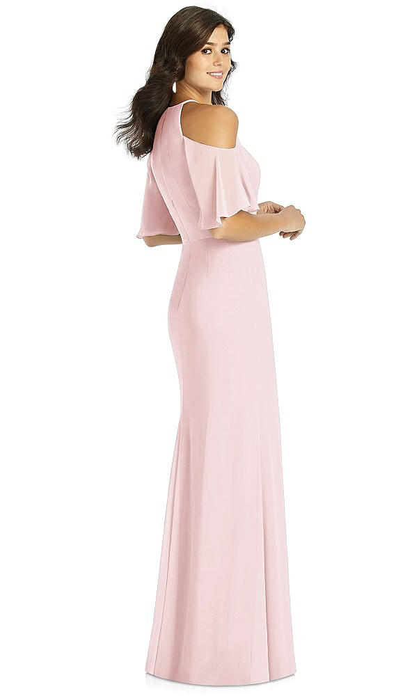 Back View - Ballet Pink Thread Bridesmaid Style Dakota
