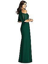 Rear View Thumbnail - Hunter Green Thread Bridesmaid Style Dakota