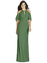 Front View Thumbnail - Vineyard Green Thread Bridesmaid Style Dakota