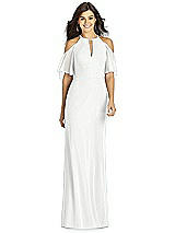 Front View Thumbnail - White Thread Bridesmaid Style Dakota