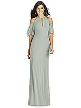 Front View Thumbnail - Willow Green Thread Bridesmaid Style Dakota