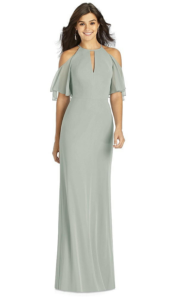 Front View - Willow Green Thread Bridesmaid Style Dakota