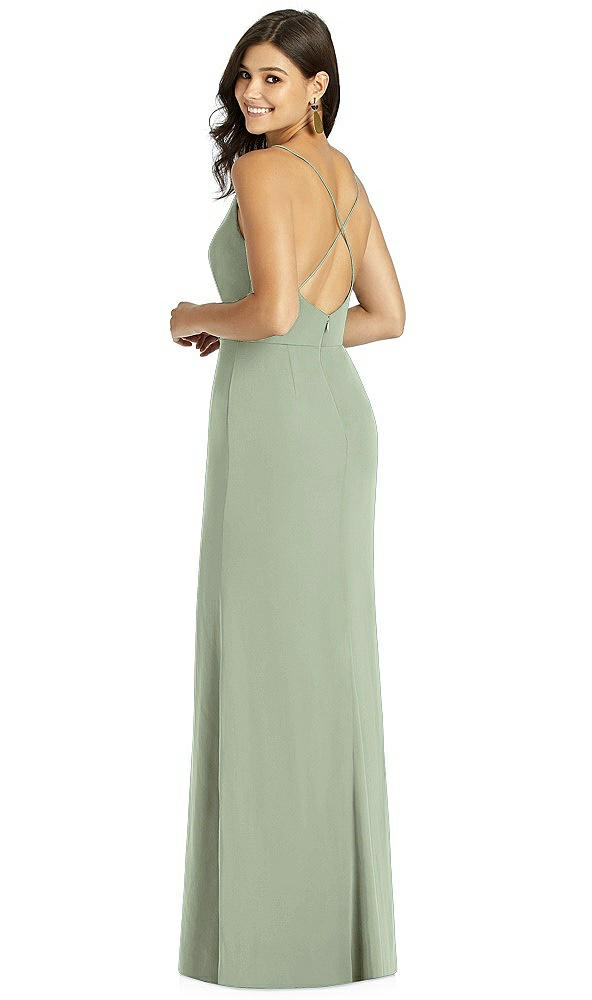 Back View - Sage Thread Bridesmaid Style Cora