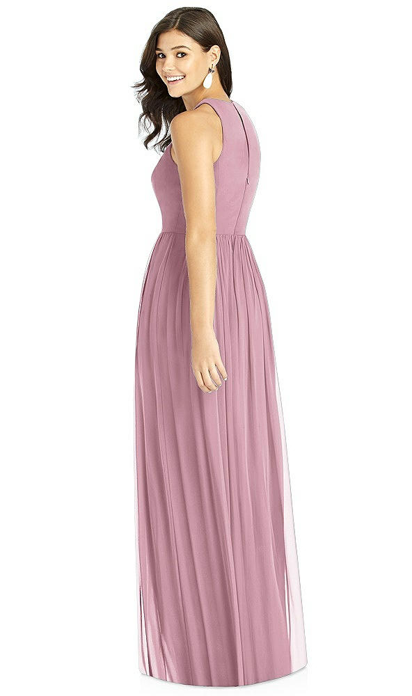 Back View - Dusty Pink Thread Bridesmaid Style Kailyn