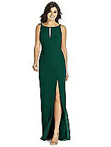 Front View Thumbnail - Hunter Green Thread Bridesmaid Style Bonnie
