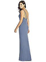 Rear View Thumbnail - Larkspur Blue Thread Bridesmaid Style Bonnie