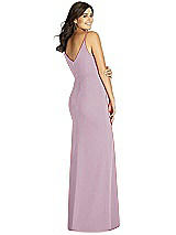 Rear View Thumbnail - Suede Rose Thread Bridesmaid Style Silvie