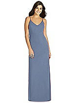 Front View Thumbnail - Larkspur Blue Thread Bridesmaid Style Silvie