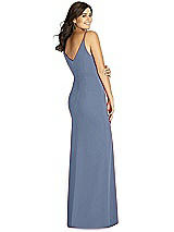 Rear View Thumbnail - Larkspur Blue Thread Bridesmaid Style Silvie