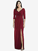 Front View Thumbnail - Burgundy After Six Bridesmaid Dress 6813