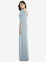 Rear View Thumbnail - Mist After Six Bridesmaid Dress 6813