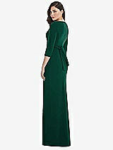 Rear View Thumbnail - Hunter Green After Six Bridesmaid Dress 6814