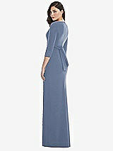 Rear View Thumbnail - Larkspur Blue After Six Bridesmaid Dress 6814