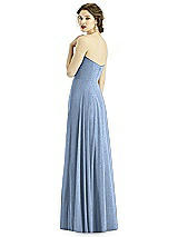 Rear View Thumbnail - Cloudy Silver After Six Shimmer Bridesmaid Dress 1504LS