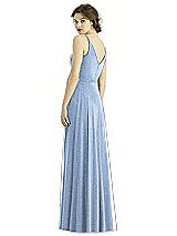 Rear View Thumbnail - Cloudy Silver After Six Shimmer Bridesmaid Dress 1511LS