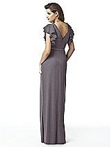 Rear View Thumbnail - Stormy Silver Dessy Shimmer Bridesmaid Dress 2874LS