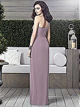 Alt View 2 Thumbnail - Suede Rose Silver Dessy Shimmer Bridesmaid Dress 2905LS