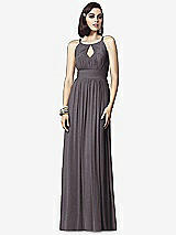 Front View Thumbnail - Stormy Silver Dessy Shimmer Bridesmaid Dress 2906LS