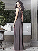 Rear View Thumbnail - Stormy Silver Dessy Shimmer Bridesmaid Dress 2907LS