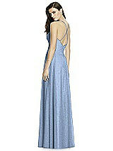 Rear View Thumbnail - Cloudy Silver Dessy Shimmer Bridesmaid Dress 2988LS