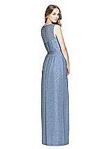 Rear View Thumbnail - Cloudy Silver Dessy Shimmer Bridesmaid Dress 3025LS