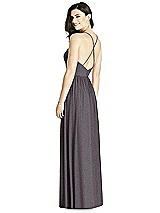 Rear View Thumbnail - Stormy Silver Dessy Shimmer Bridesmaid Dress 3019LS
