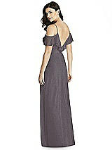Rear View Thumbnail - Stormy Silver Dessy Shimmer Bridesmaid Dress 3020LS