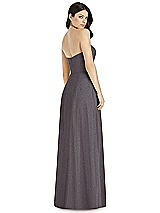 Rear View Thumbnail - Stormy Silver Dessy Shimmer Bridesmaid Dress 3041LS