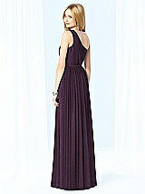 Rear View Thumbnail - Aubergine Silver After Six Shimmer Bridesmaid Dress 6706LS