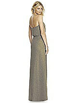 Rear View Thumbnail - Mocha Gold After Six Shimmer Bridesmaid Dress 6761LS