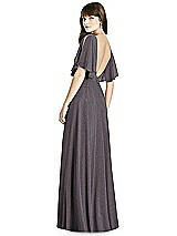 Rear View Thumbnail - Stormy Silver After Six Shimmer Bridesmaid Dress 6778LS
