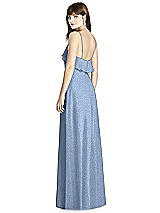 Rear View Thumbnail - Cloudy Silver After Six Shimmer Bridesmaid Dress 6780LS