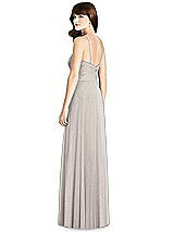 Rear View Thumbnail - Taupe Silver After Six Shimmer Bridesmaid Dress 6782LS