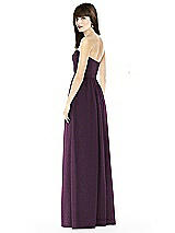 Rear View Thumbnail - Aubergine Silver After Six Shimmer Bridesmaid Dress 6794LS