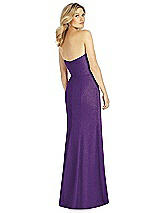 Rear View Thumbnail - Majestic Gold After Six Shimmer Bridesmaid Dress 6803LS