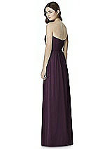 Rear View Thumbnail - Aubergine Silver Bella Bridesmaids Shimmer Dress BB101LS
