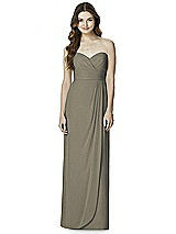 Front View Thumbnail - Mocha Gold Bella Bridesmaids Dress BB102LS