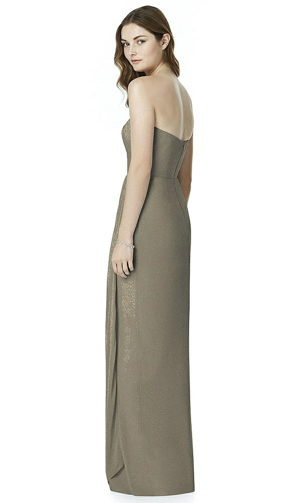Back View - Mocha Gold Bella Bridesmaids Dress BB102LS