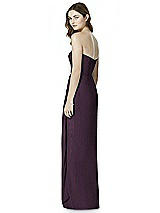 Rear View Thumbnail - Aubergine Silver Bella Bridesmaids Dress BB102LS