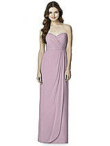 Front View Thumbnail - Suede Rose Silver Bella Bridesmaids Dress BB102LS